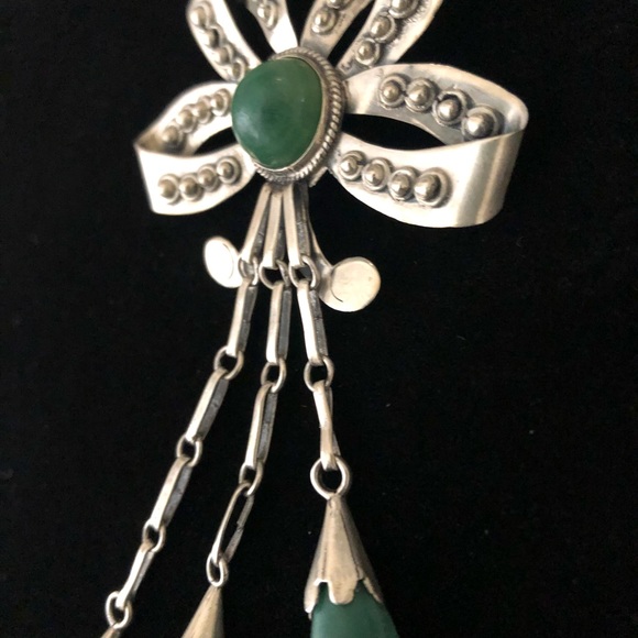 *SOLD*Taxco 980 Fine Silver Flower Brooch - Picture 3 of 8